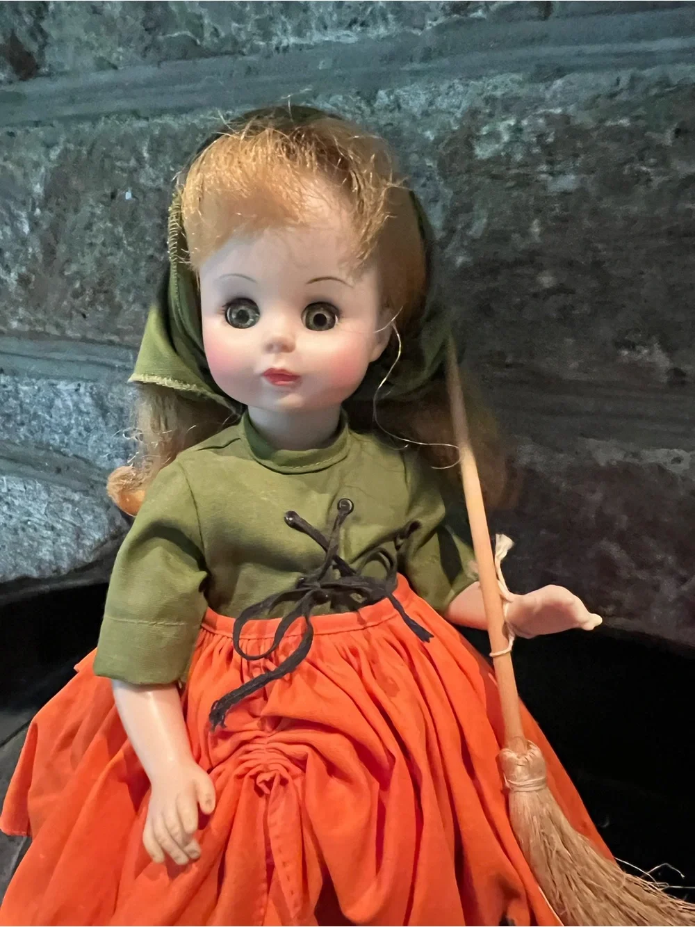 Vintage 1965 original Madame Alexander Poor Cinderella Doll. 14 inches.